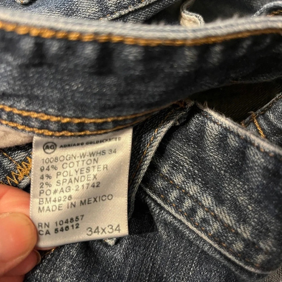 Adriano Goldschmied The Hero Relaxed Fit Jeans Mens Size 34x34 - Picture 11 of 11